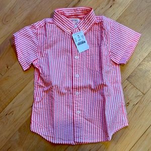 J.Crew Crewcuts seersucker shirt, size 2T